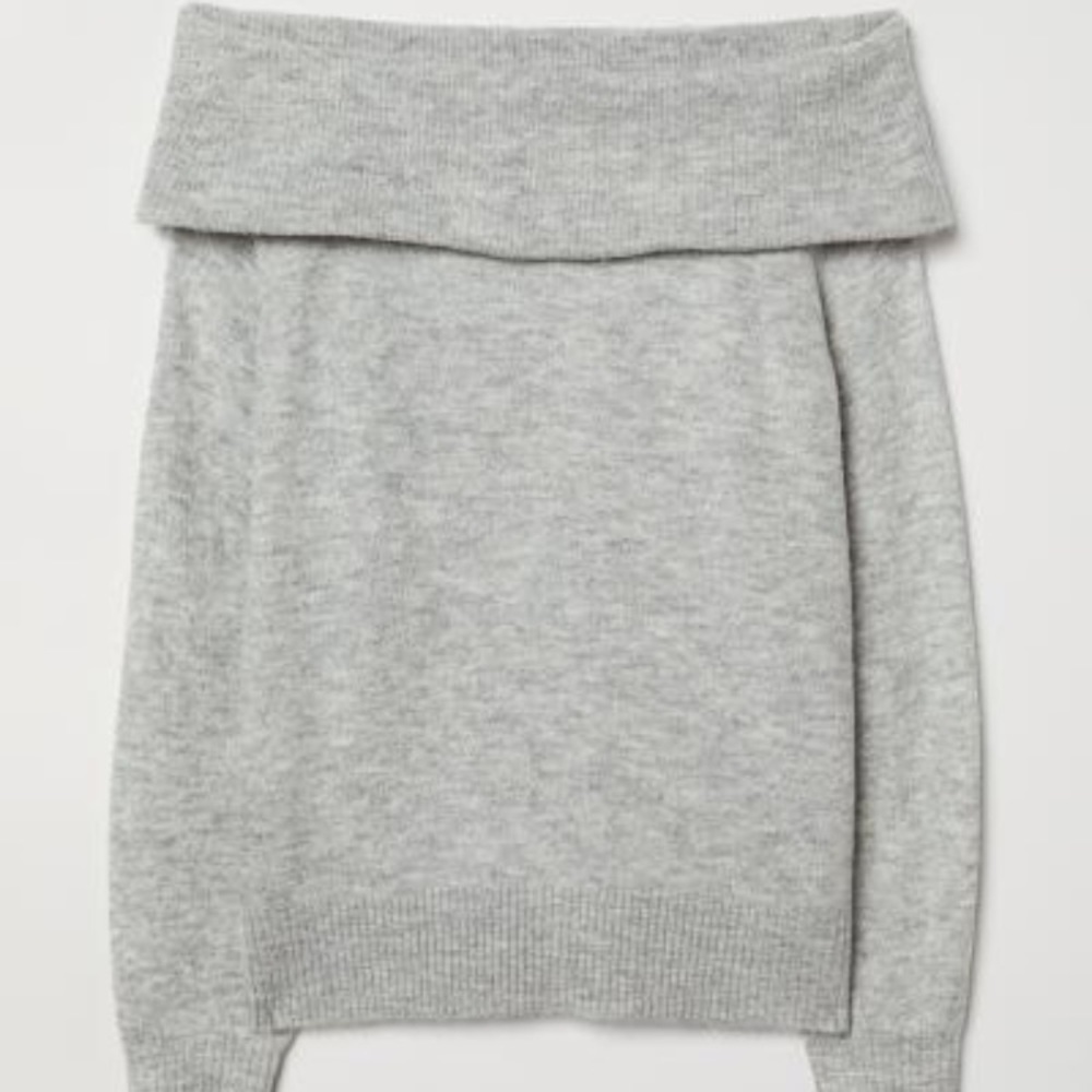 Off the shoulder sweater